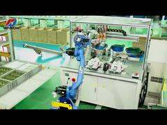 接続ボックスとスレッドボックス固定装置の自動組立